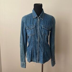 Vintage American Eagle Denim Shirt Jacket
